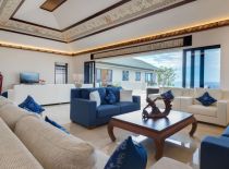 Villa Pandawa Cliff Estate - Villa The Pala, Living Room With Ocean View